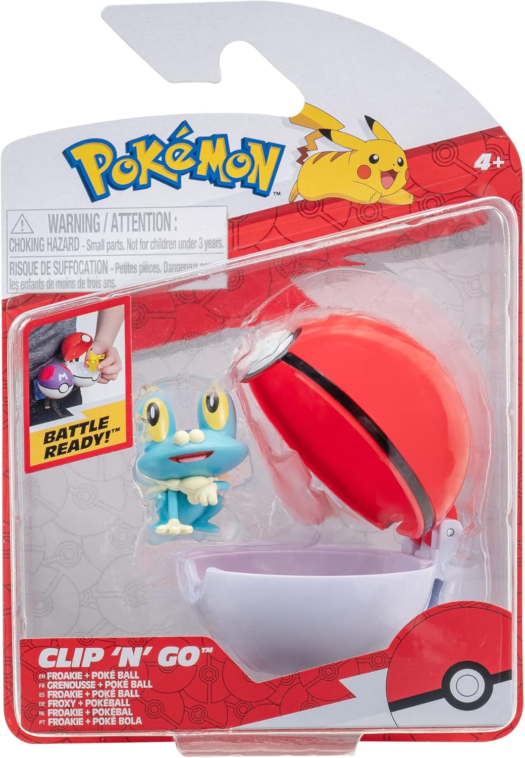 Pokémon Clip ‘N’ Go - Figurine Froakie
