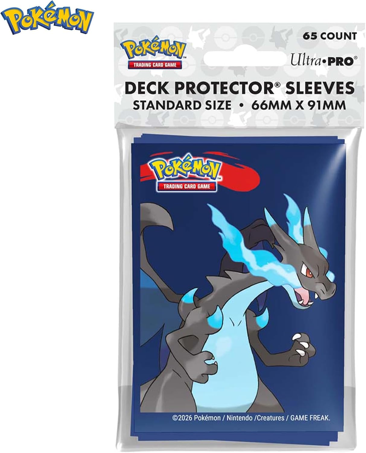 Pokémon - Mega Charizard X Deck Protector (65)