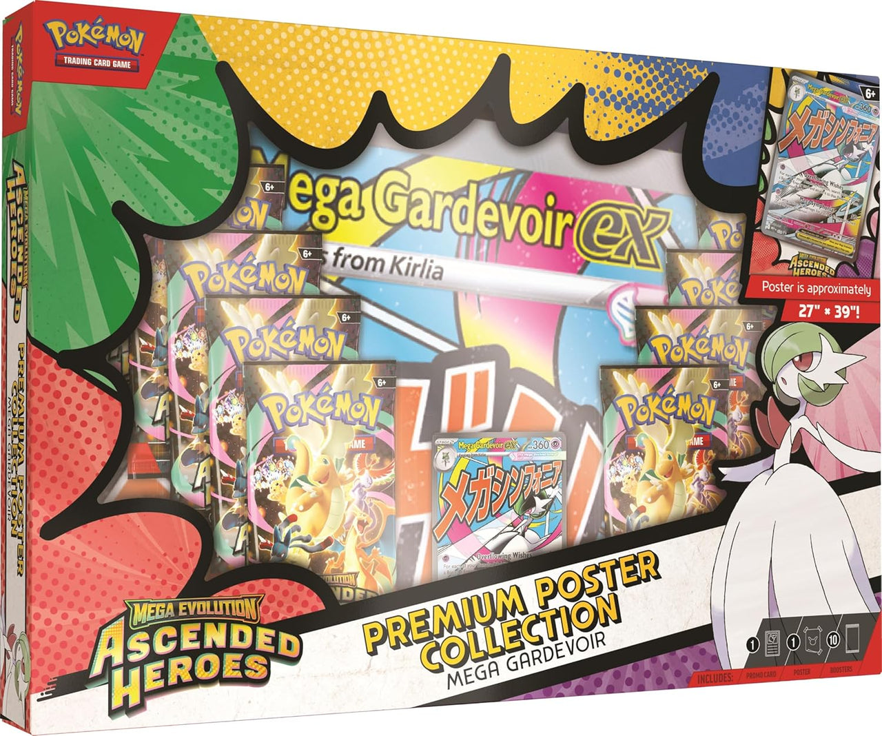 Pokémon TCG: Mega Evolution—Ascended Heroes Premium Poster Collection Gardevoir (EN)