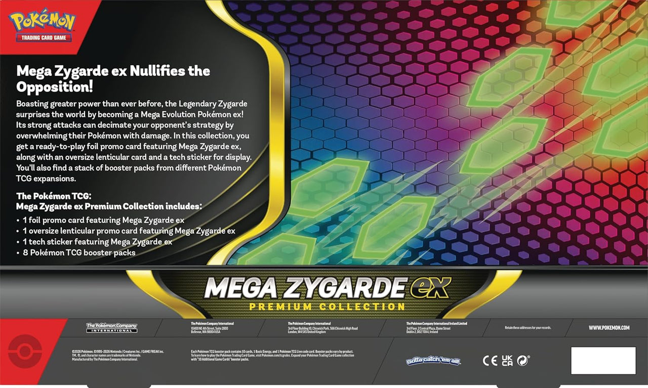 Pokémon TCG:  Mega Zygarde Ex Premium Collection (EN)