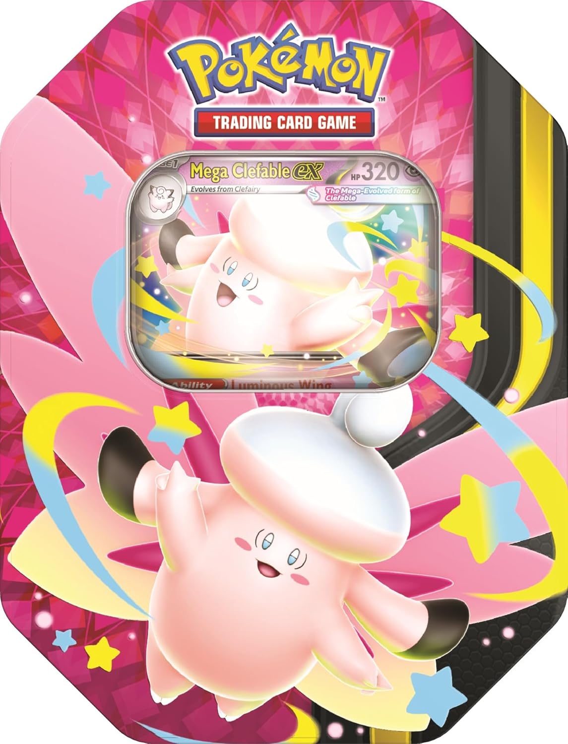 Pokémon TCG:  Mega Evolution - Mega Moonlit Tin - Mega Clefable ex (EN)
