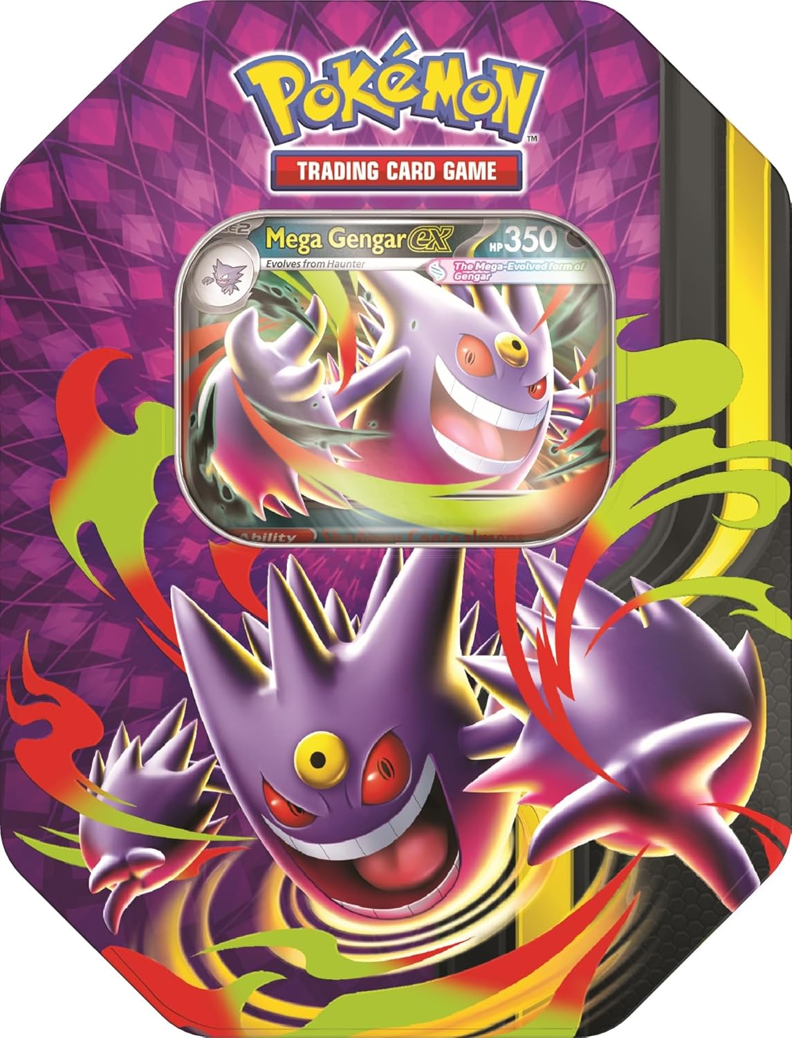 Pokémon TCG:  Mega Evolution - Mega Moonlit Tin - Mega Gengar ex (EN)