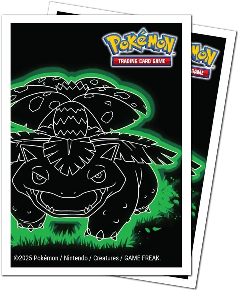 Pokémon Apex Deck Protector Neon Kanto - Venusaur (105ct)