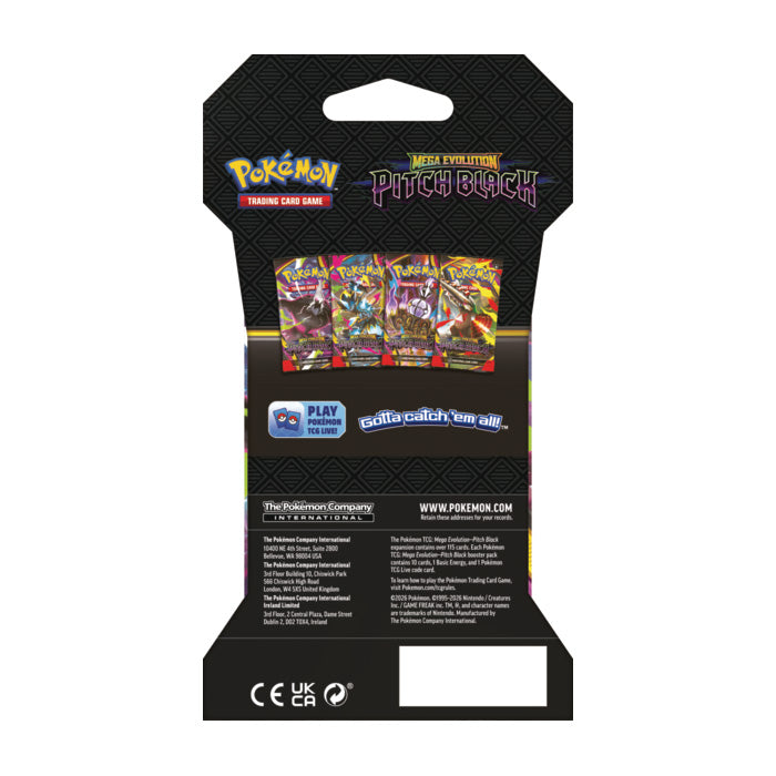 Pokémon TCG:  Mega Evolution - Pitch Black Blister Pack (EN)