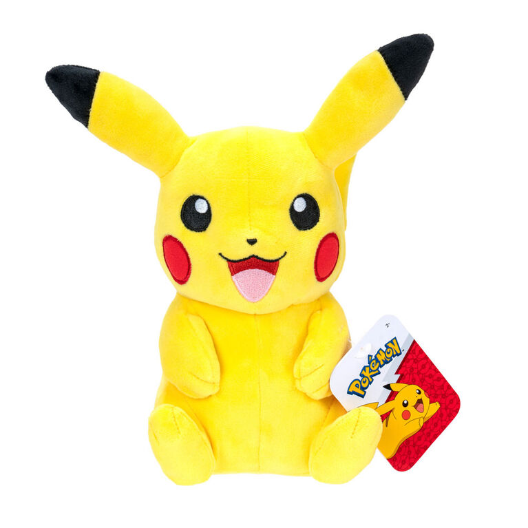 Peluche Pokémon - Pikachu (Bouche Ouverte)
