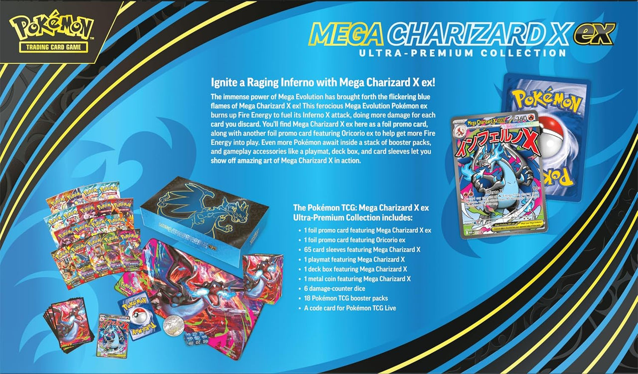 Pokémon TCG:  Mega Charizard X ex Ultra-Premium Collection (EN)