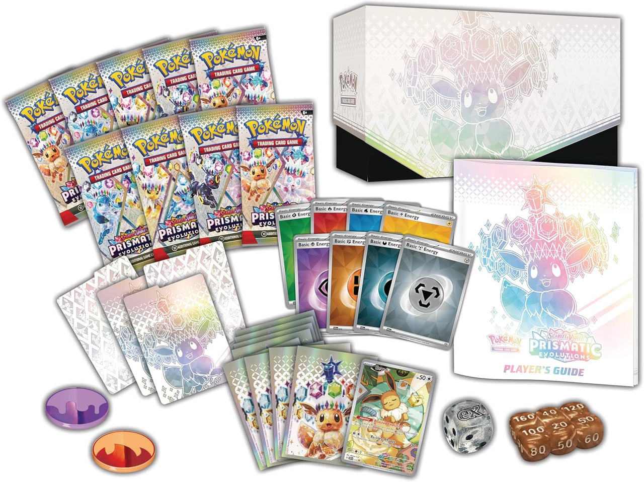 Pokémon TCG Prismatic Evolutions Elite Trainer Box (EN) (Petit trou dans le film rétractable)
