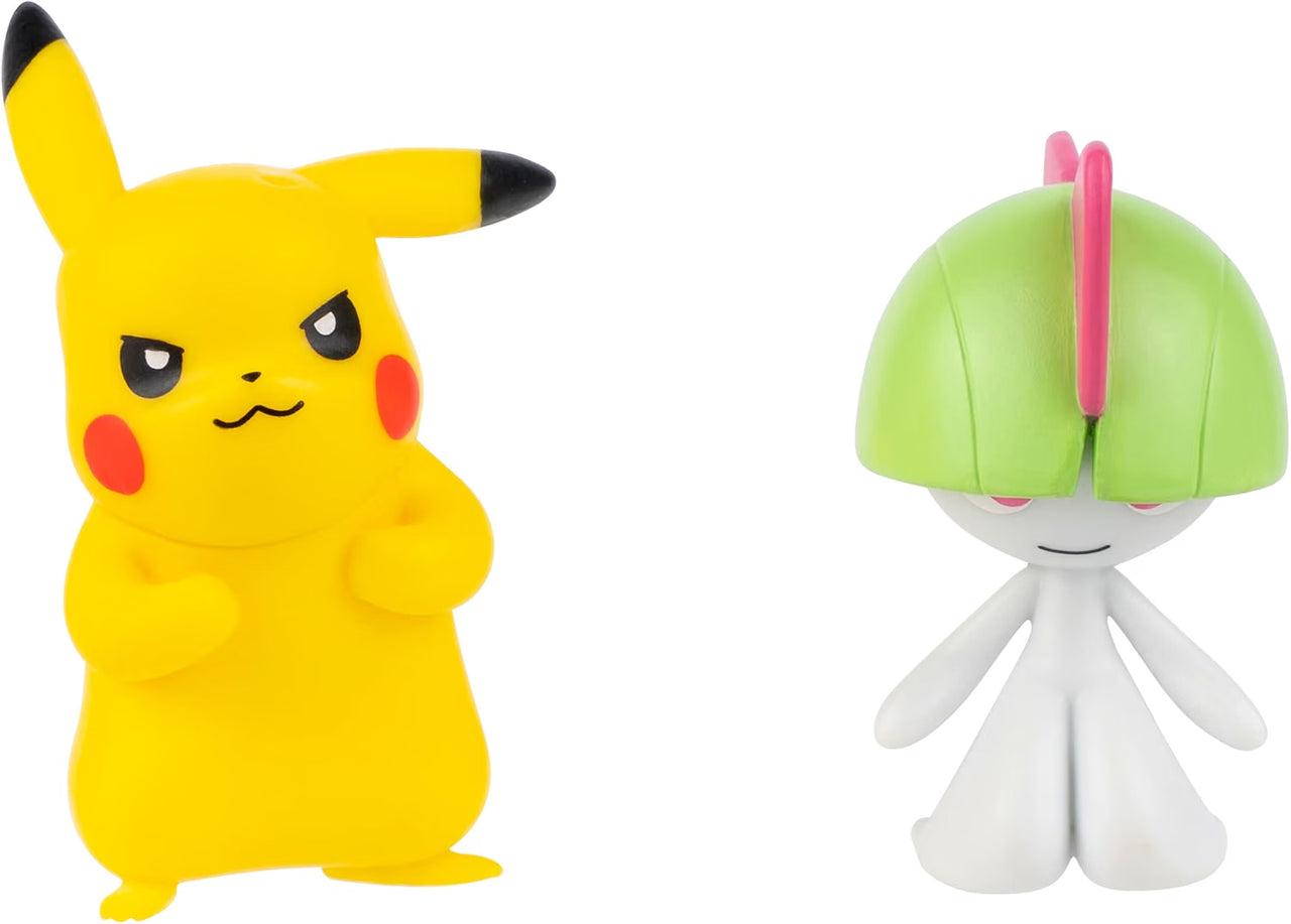 Pokémon Battle Figures: Ralts + Pikachu Action Figures