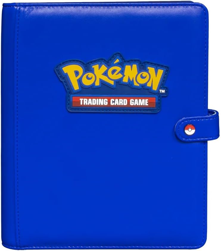Premium Pokémon 4-Pocket Snap Binder - Blue