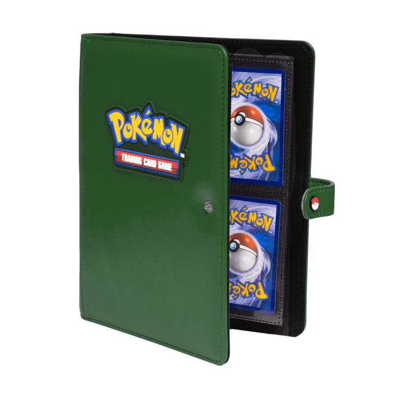Premium Pokémon 4-Pocket Snap Binder - Green