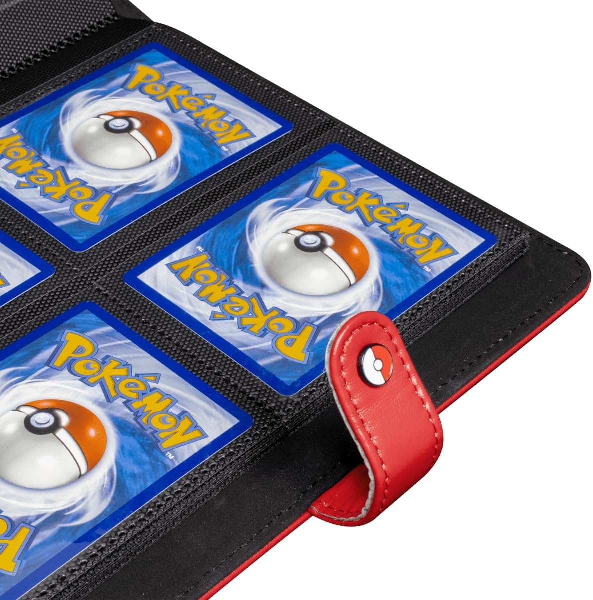Premium Pokémon 4-Pocket Snap Binder - Red