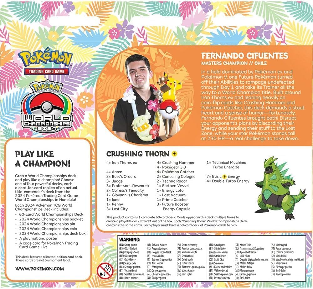 Pokémon TCG 2024 World Championships Deck: Fernado Cifuentes (EN)