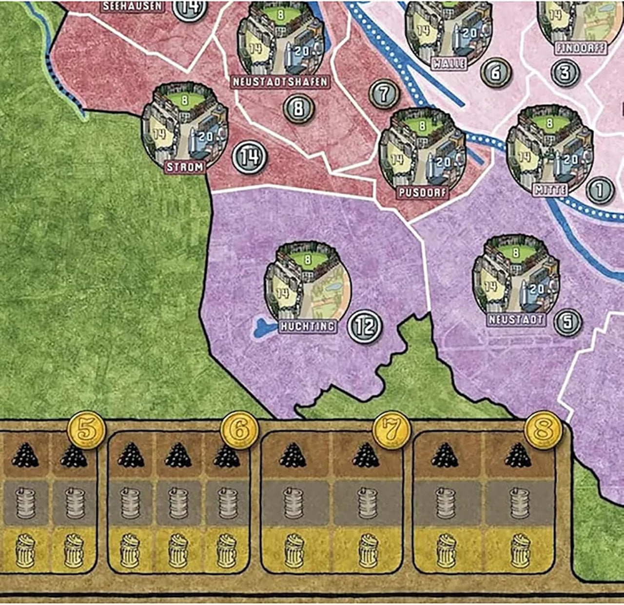 Power Grid Recharged Map Expansion: Bremen / Manhatten (EN)