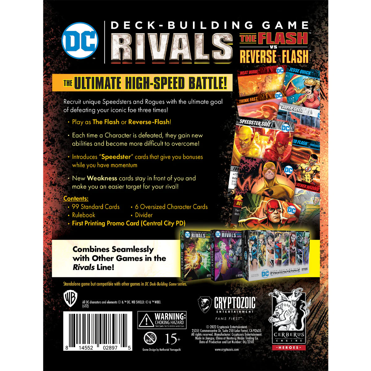 DC Comics Deck Building Game - Rivals - The Flash vs. Reverse-Flash