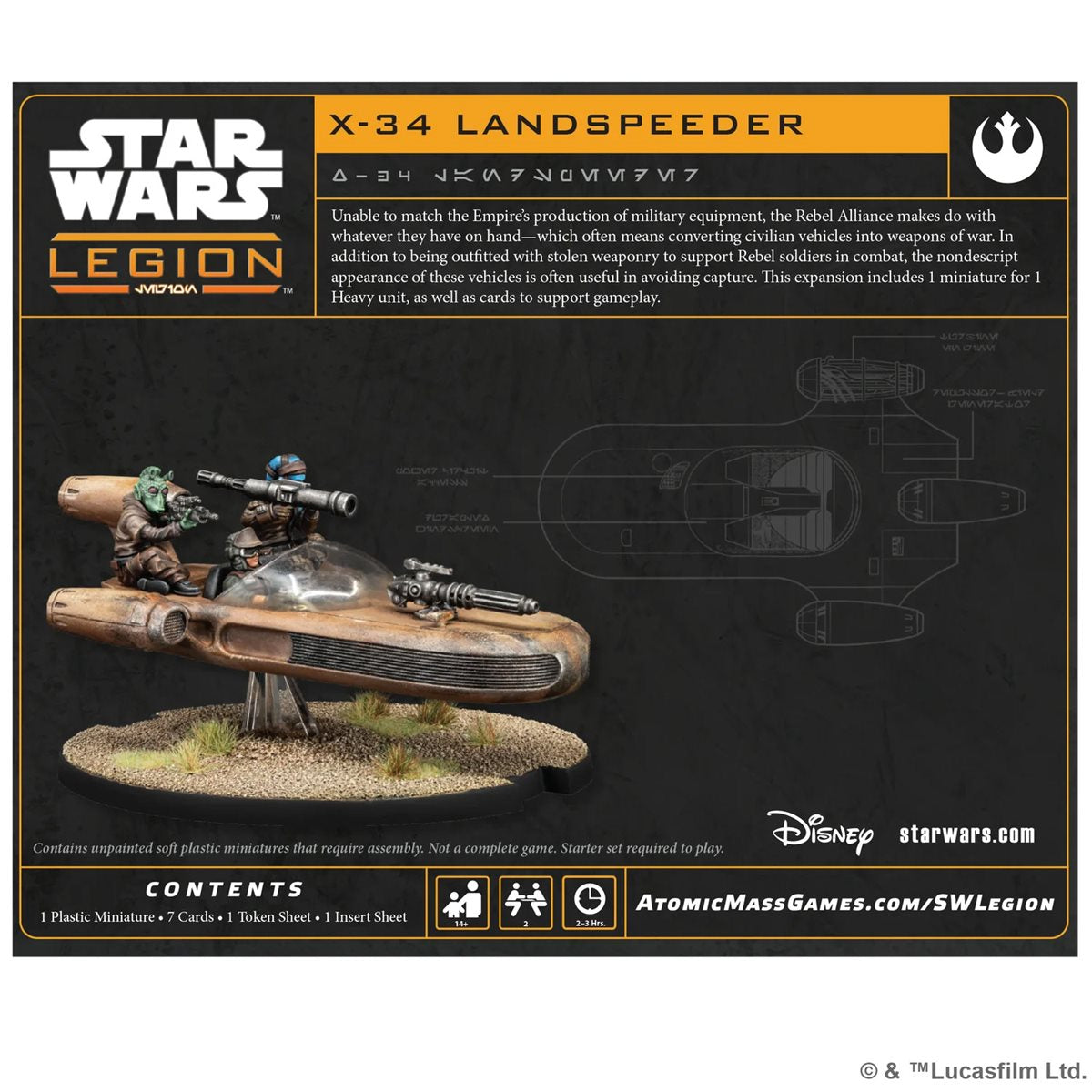 Star Wars: Legion: -34 Landspeeder (ML)