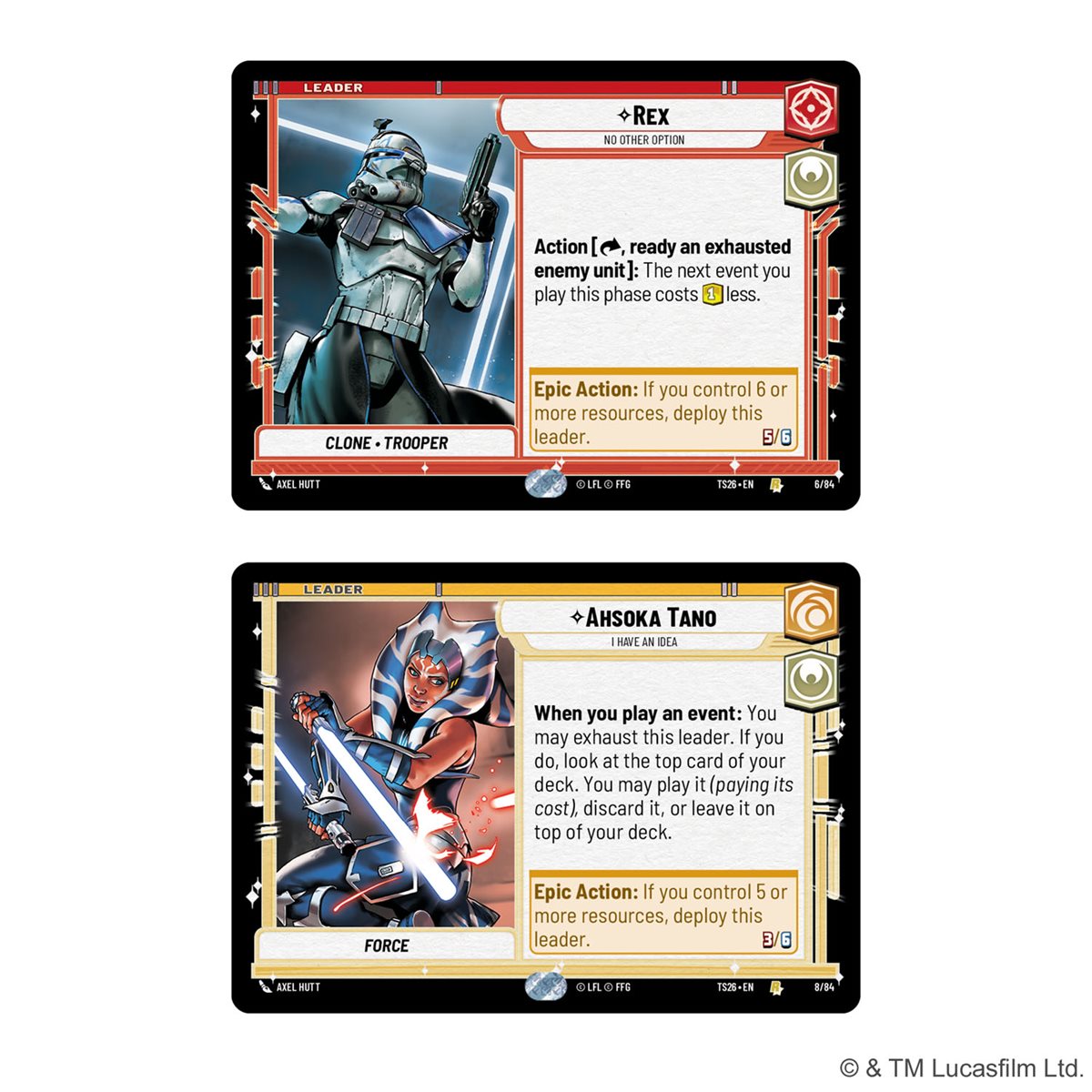Star Wars: Unlimited - Improvised Tactics: Ahsoka Tano and Rex Twin Suns Deck (EN)