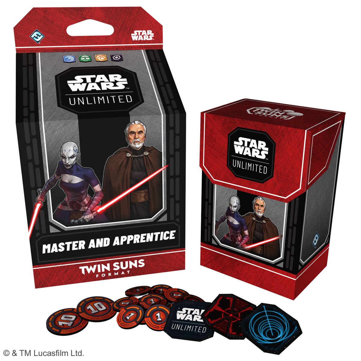 Star Wars: Unlimited - Master and Apprentice: Count Dooku and Asajj Ventress Twin Suns Deck (EN)