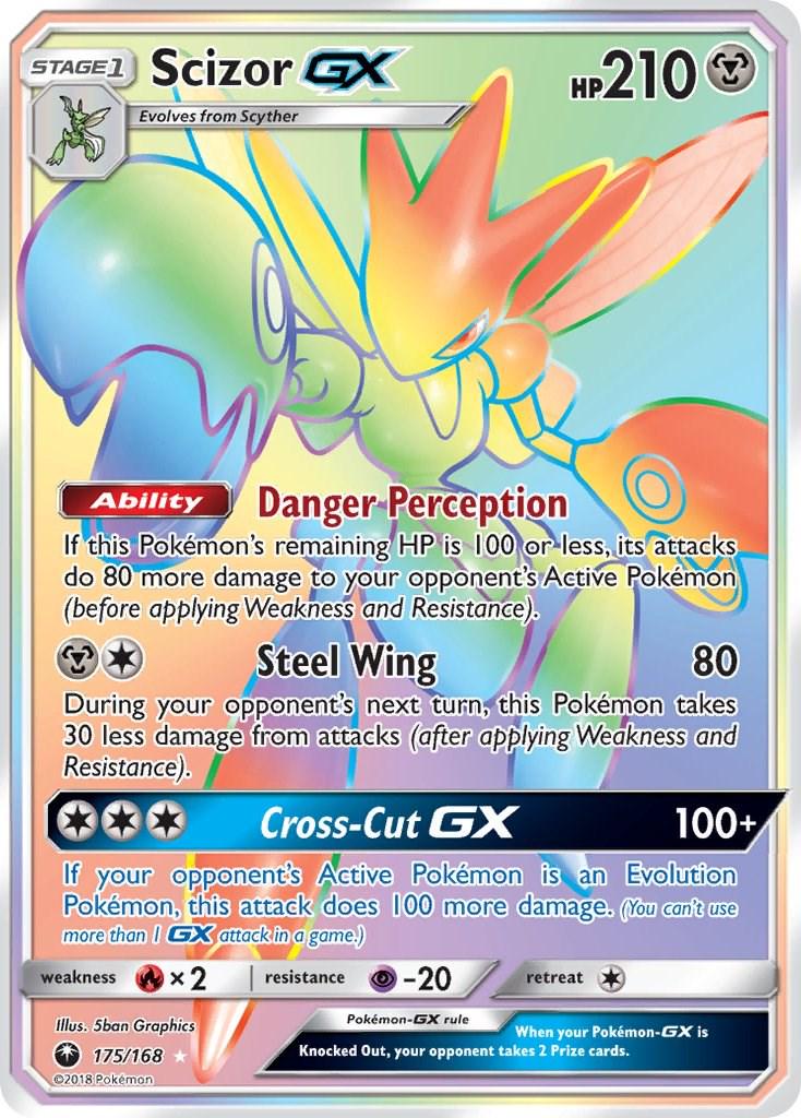 Pokémon TCG - Scizor Gx #175 Celestial Storm