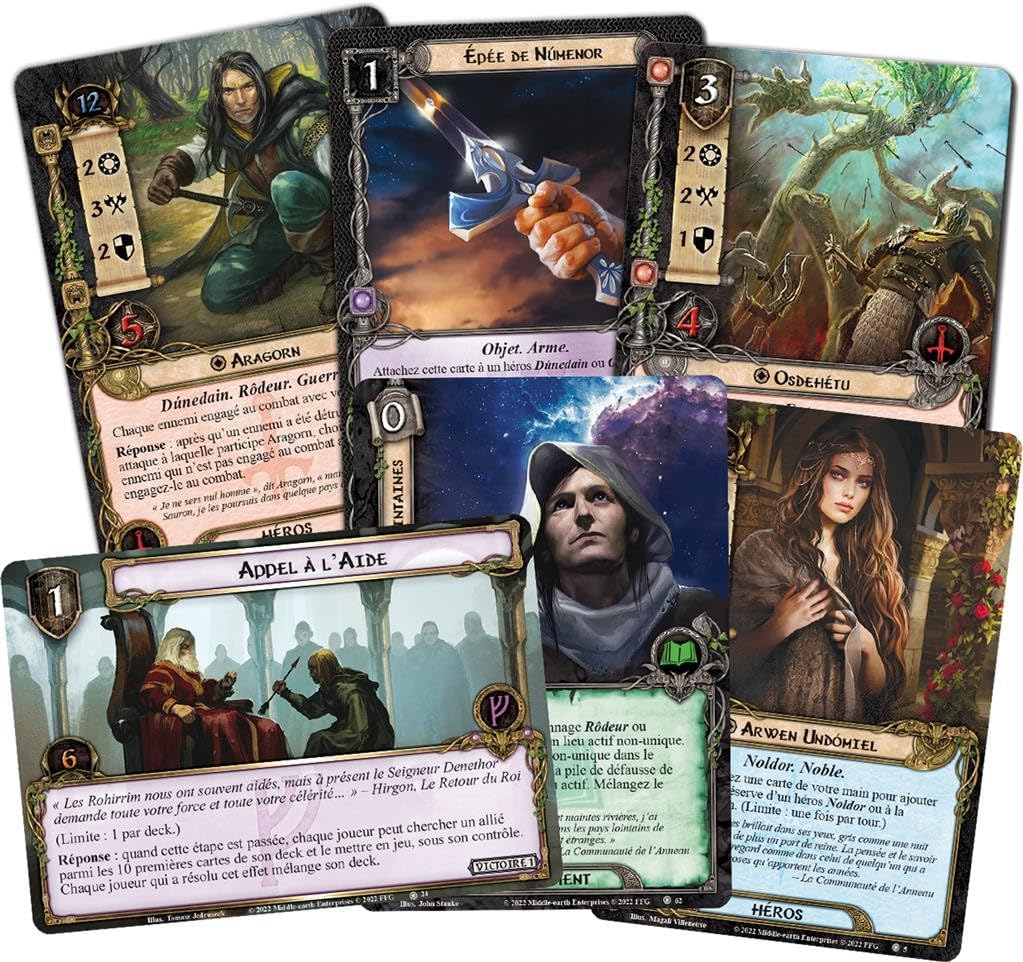 Le Seigneur des Anneaux JCE - Le Reveil d'Angmar - Extension Heros (FR)