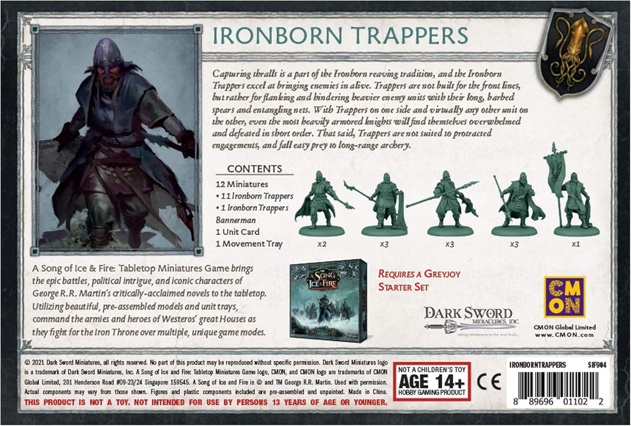 A Song of Ice and Fire - Greyjoy Ironborn Trappers (EN)