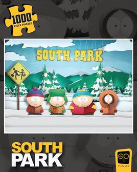 South Park Paper Bus Stop - 1000 pc Jigsaw Puzzle