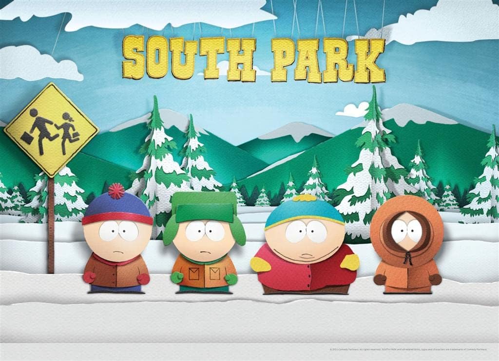 South Park Paper Bus Stop - Casse-Tête 1000 morceaux