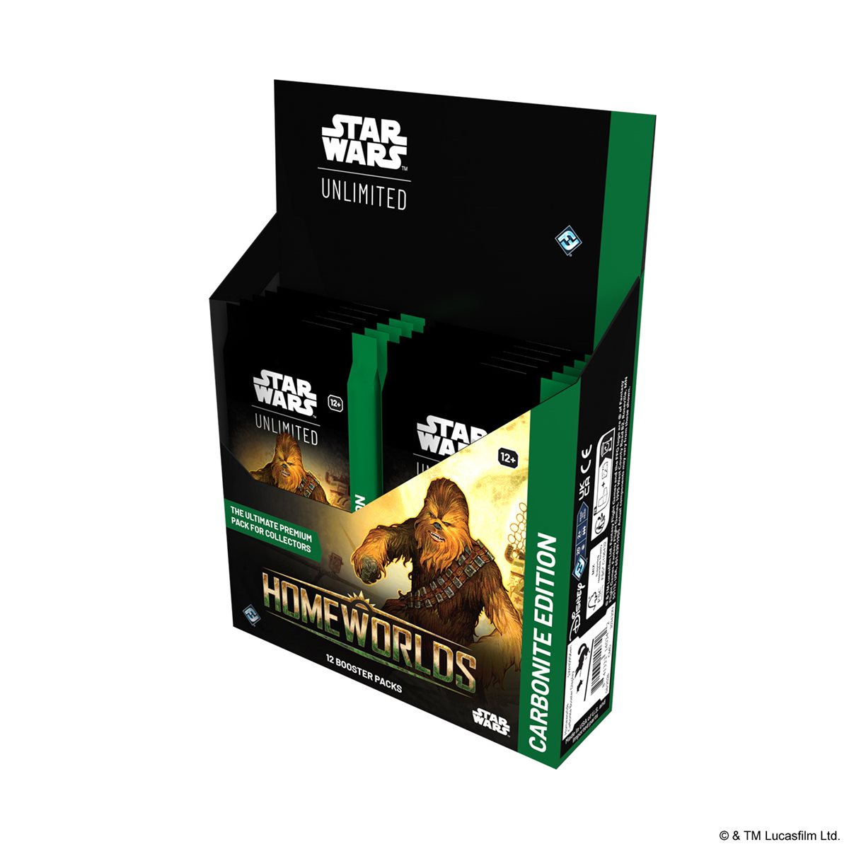 Star Wars: Unlimited - Homeworlds - Carbonite Booster Display (EN)