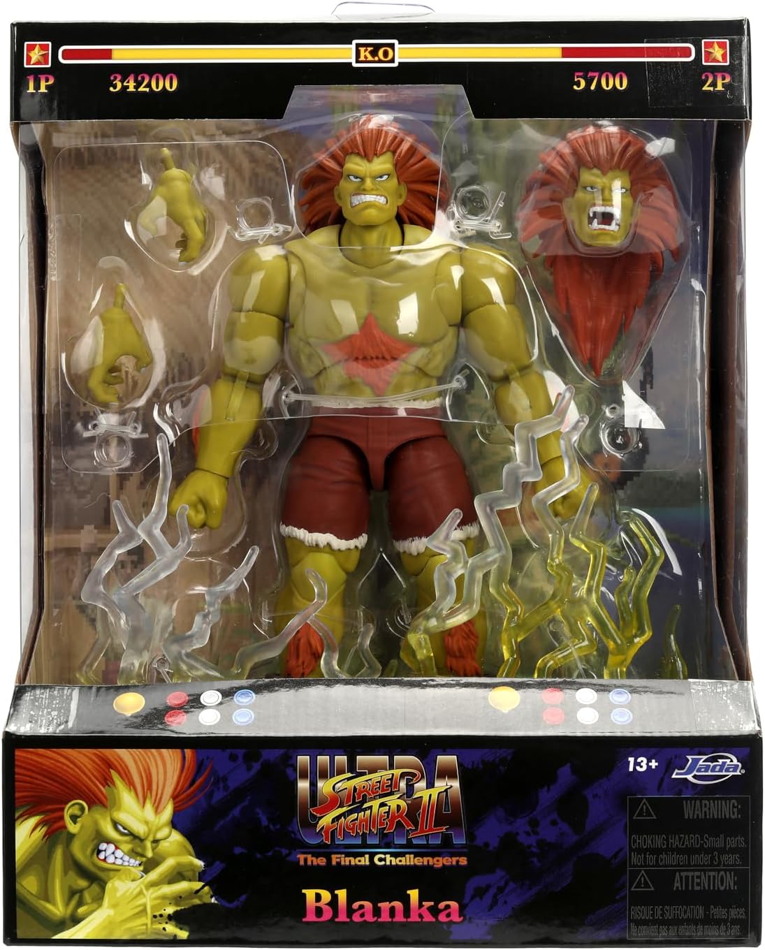 Street Fighter II : Blanka Deluxe Action Figure 7"
