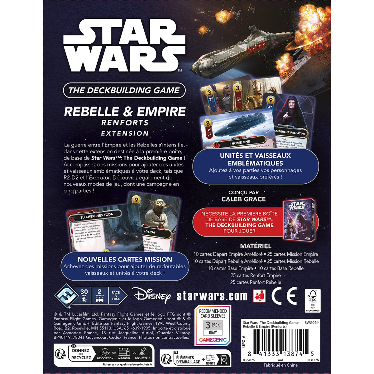Star Wars: The Deckbuilding Game: Rebelle & Empire Renforts (FR)