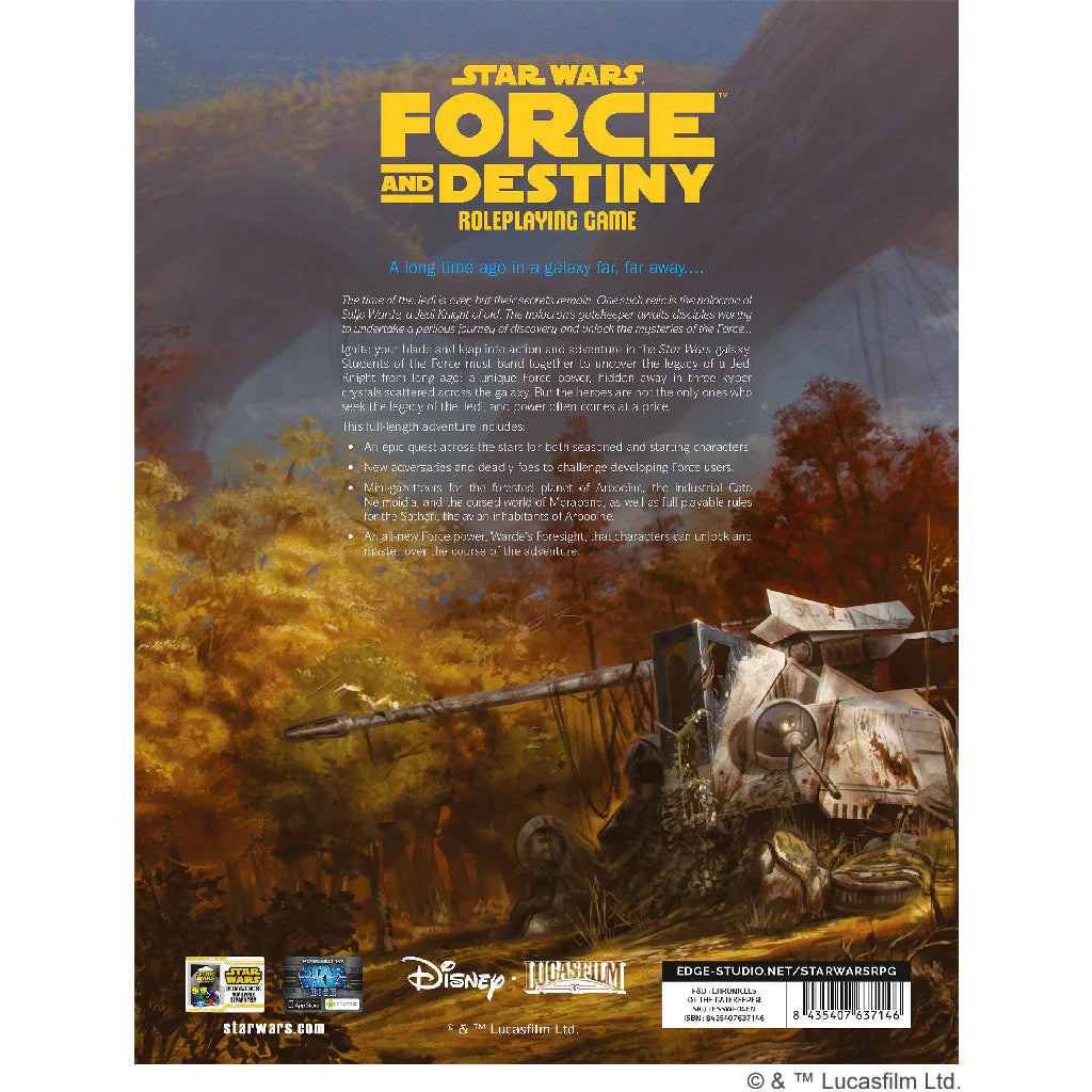 Star Wars: Force and Destiny: Chronicles of the Gatekeeper (EN)
