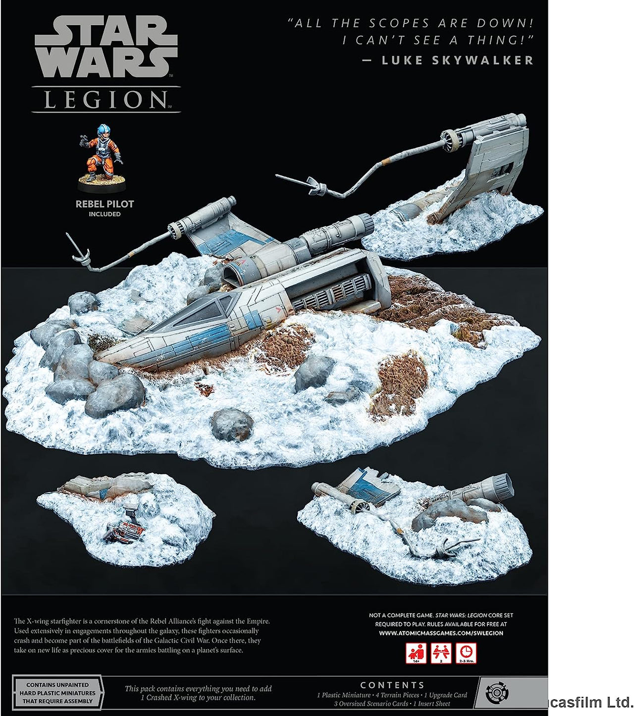 Star Wars Legion - Crashed X-Wing Battlefied Expansion