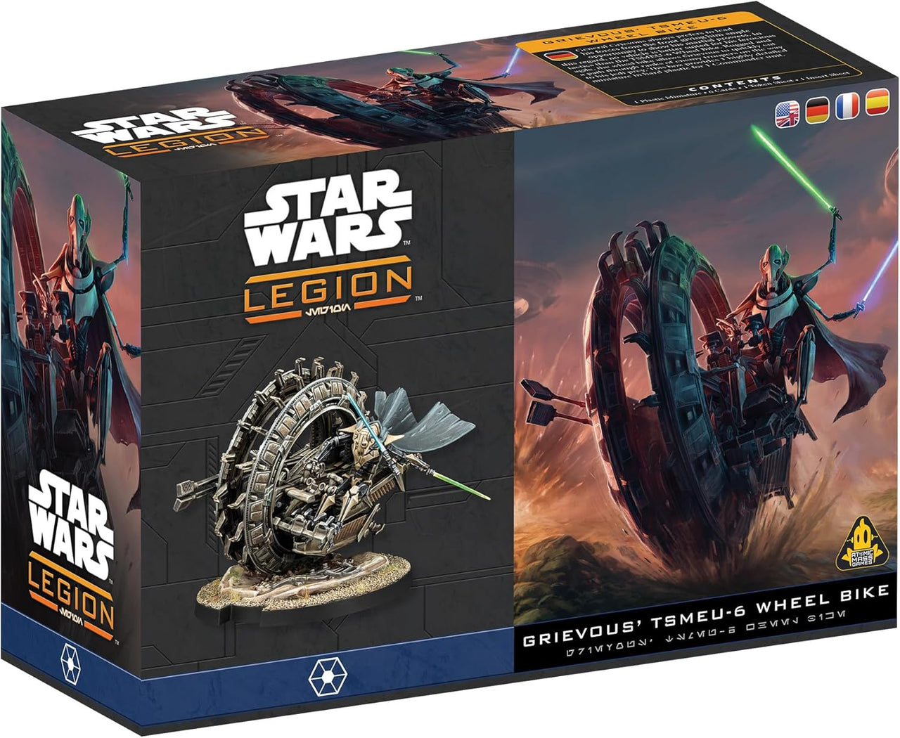 Star Wars: Legion: General Grevious On Wheel Bike (ML)