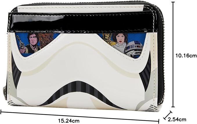Loungefly Star Wars: Stormtrooper Portefeuille à Glissière
