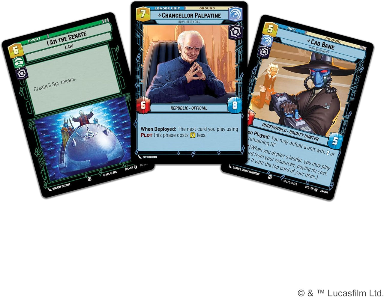 Star Wars: Unlimited - Secrets of Power- Chancellor Palpatine Spotlight Deck (EN)