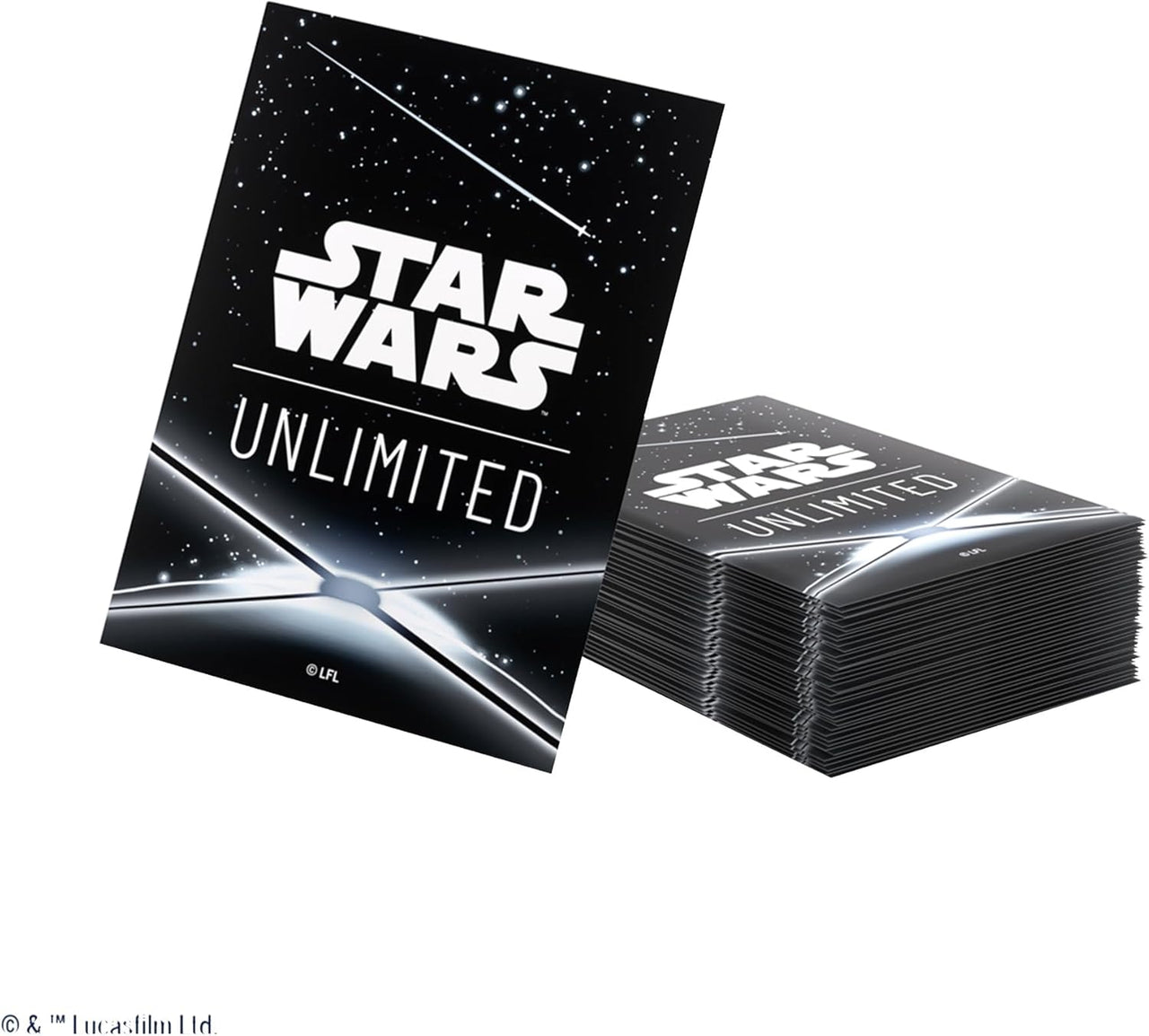 Star Wars: Unlimited : Art Sleeves: Card Back Black (60) (ML)