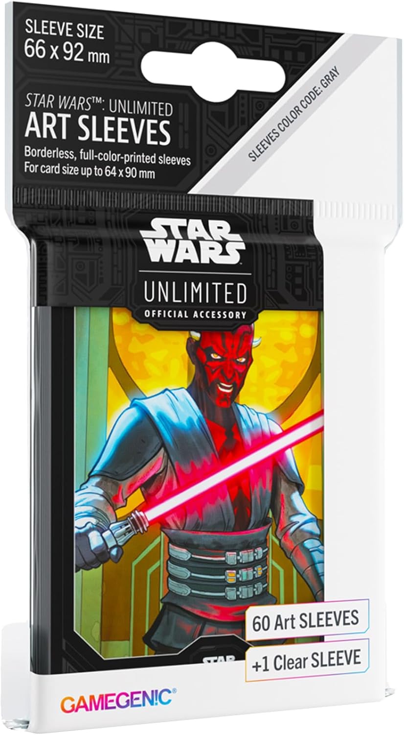 Star Wars: Unlimited : Art Sleeves: Darth Maul (60) (ML)