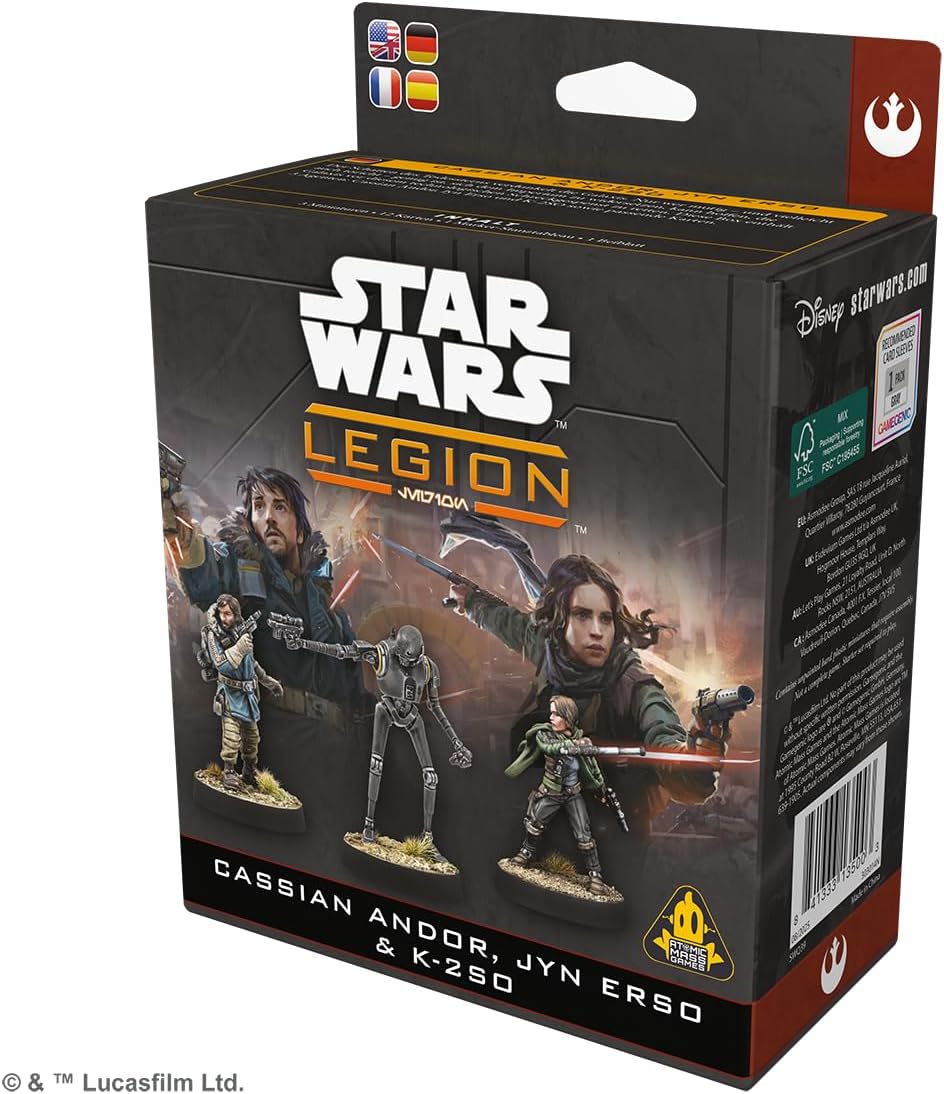 Star Wars: Legion: Cassion Andor, Jyn Erso & K-2SO (ML)