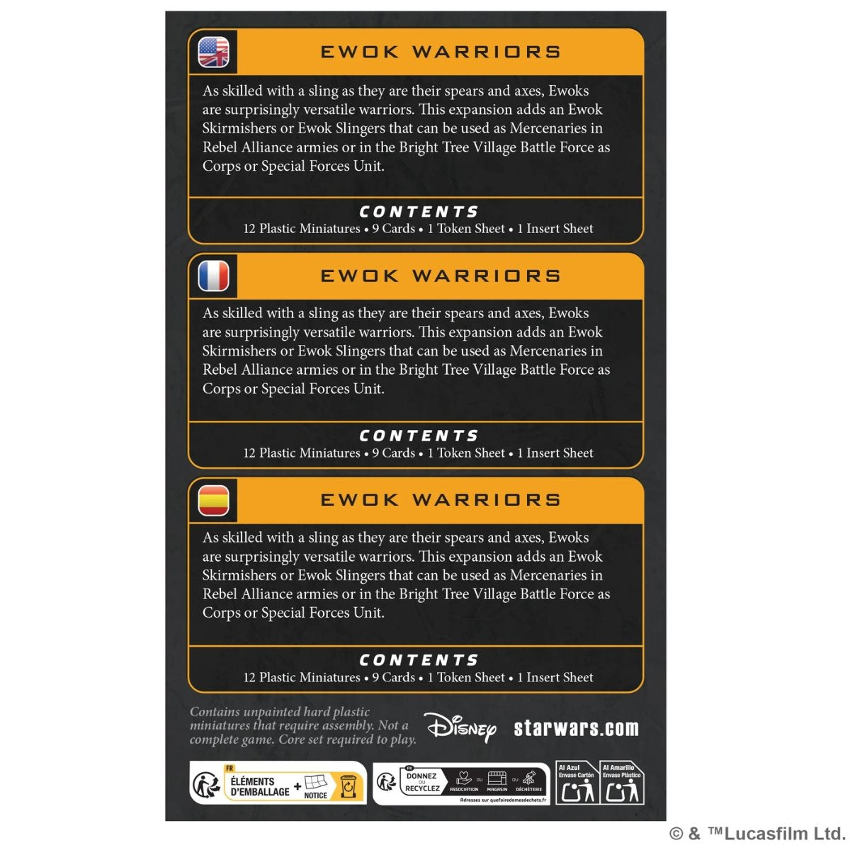 Star Wars: Legion - Ewok Warriors Unit Expansion (ML)
