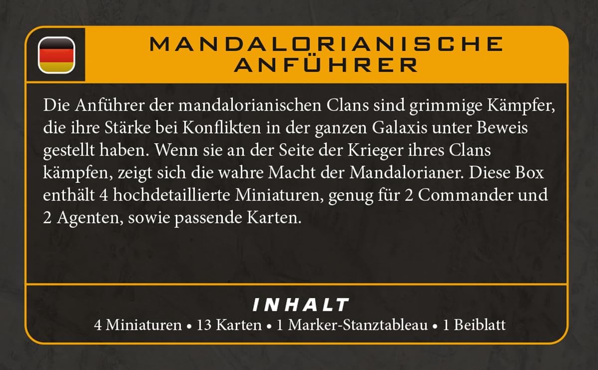 Star Wars: Legion: Leaders mandaloriens (ML)