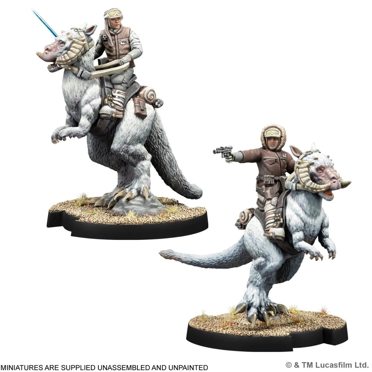 Star Wars Legion: Han Solo & Luke Skywalker on Tauntaun (ML)
