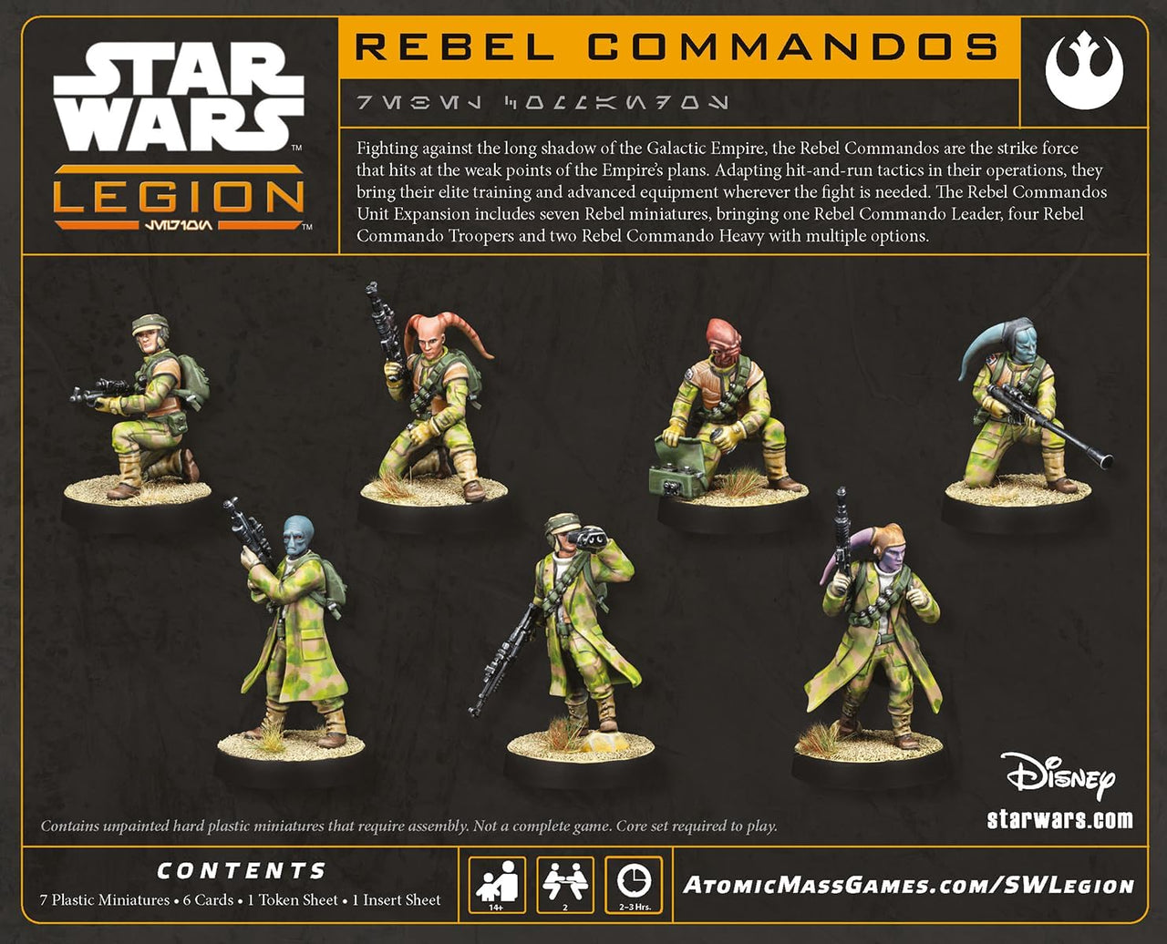 Star Wars Legion Rebel Commandos Unit Expansion (ML)