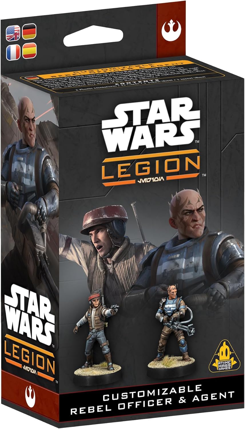 Star Wars: Legion - Customizable Rebel Officer & Agent (ML)