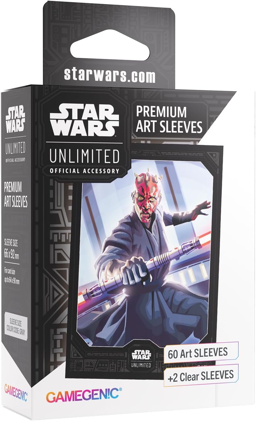 Star Wars: Unlimited - Legends of the Force: Art Sleeves: Darth Maul
