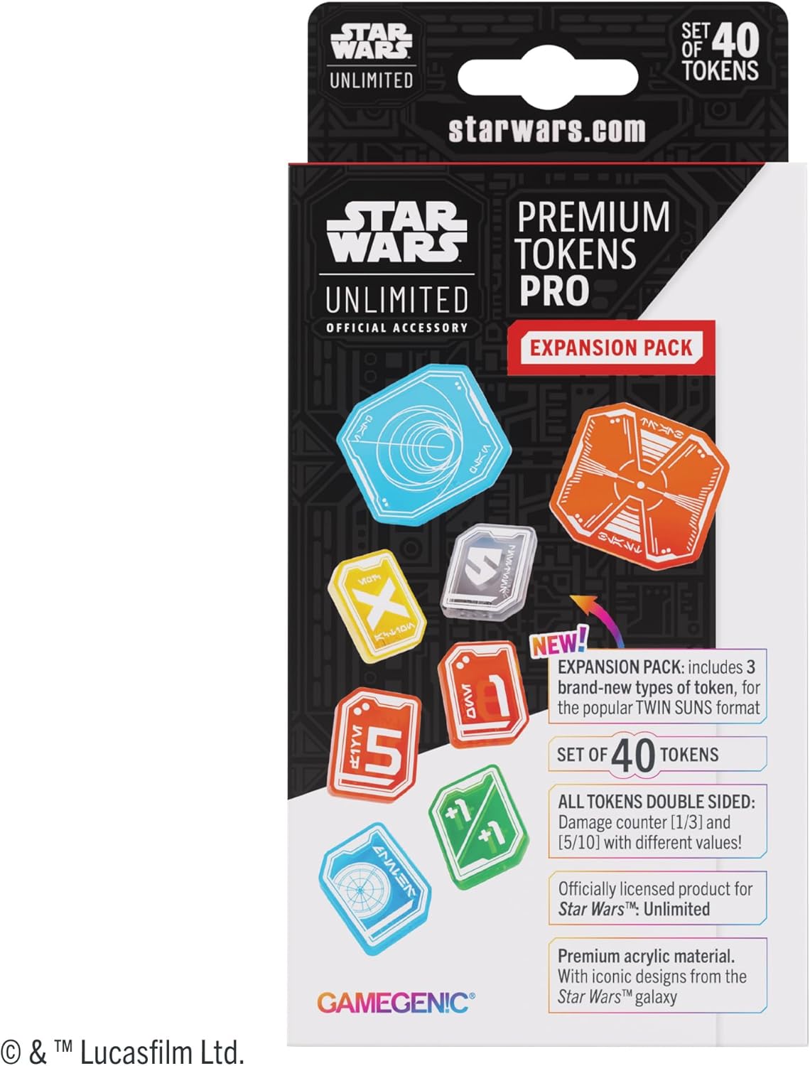Star Wars: Unlimited: Premium Tokens PRO - Expansion Pack (ML)