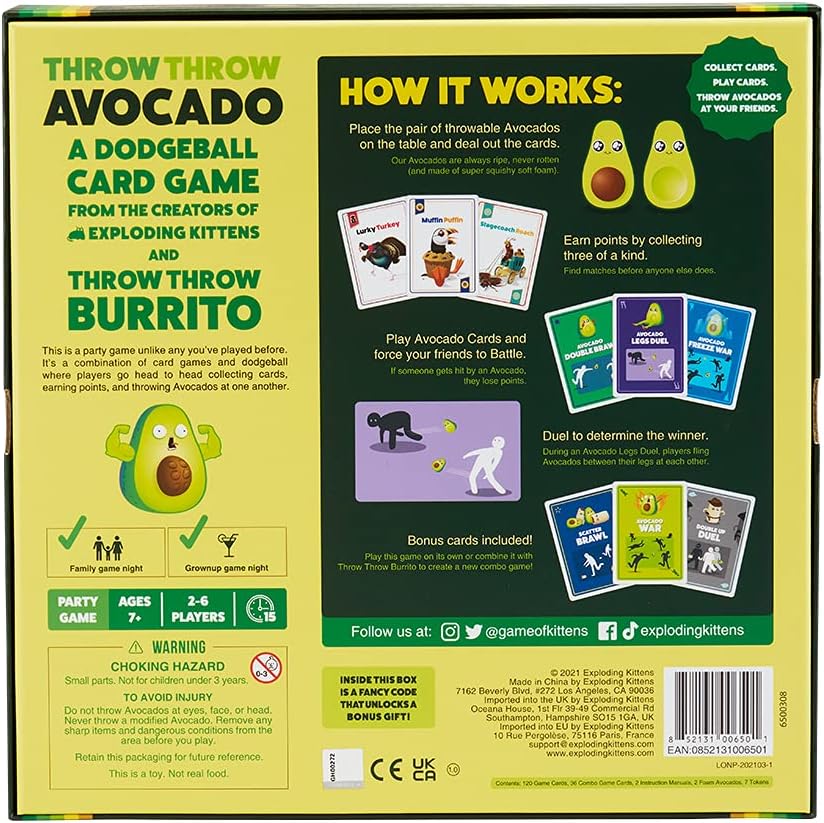Throw Throw Avocado (English)