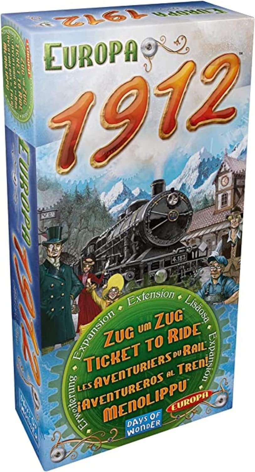 Ticket to Ride Europa 1912 Expansion (Multilingual)