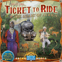 Ticket to Ride Heart of Africa Map Expansion (Multilingual)