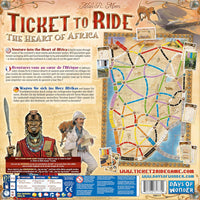 Ticket to Ride Heart of Africa Map Expansion (Multilingual)