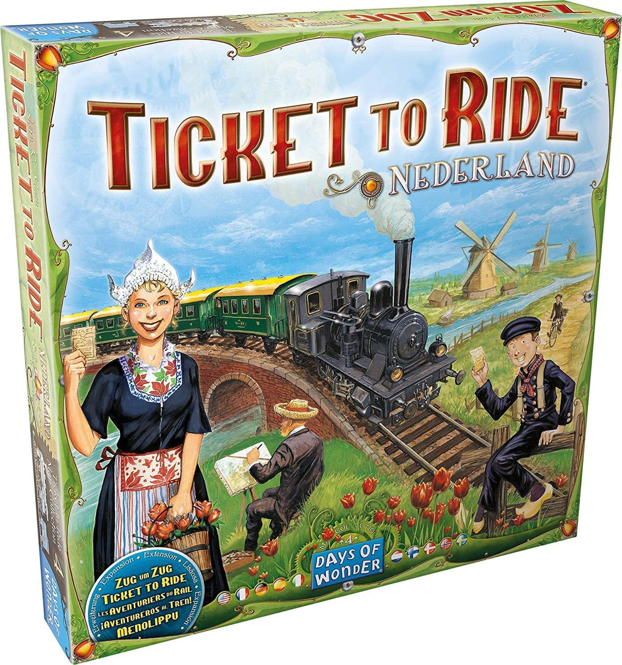 Ticket to Ride Nederland Map Expansion (Multilingual)