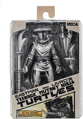 Neca Teenage Mutant Ninja Turtles - 7" Elite Foot Ninja Guard Black & White Figure